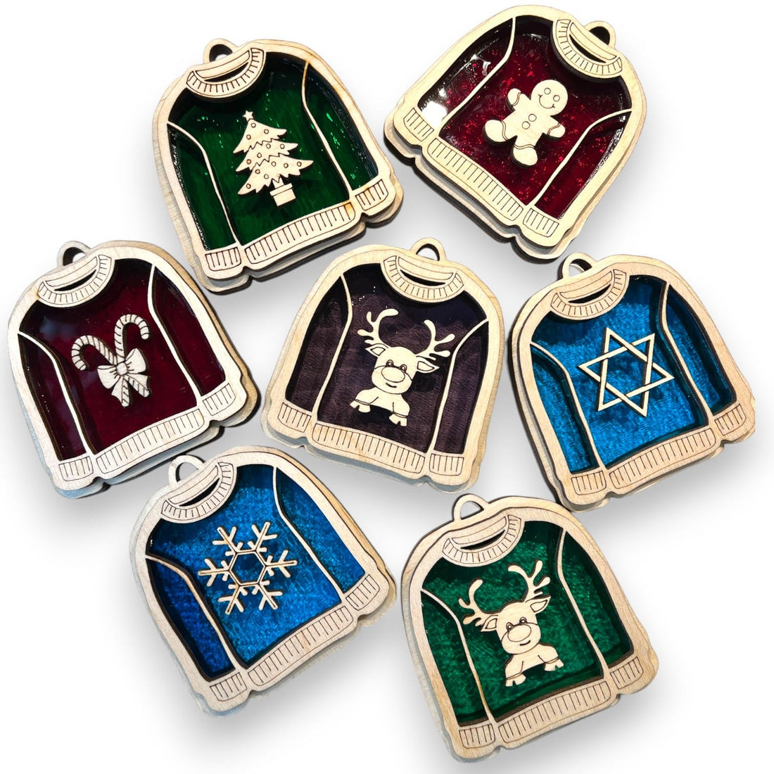 Holiday Sweater Ornaments